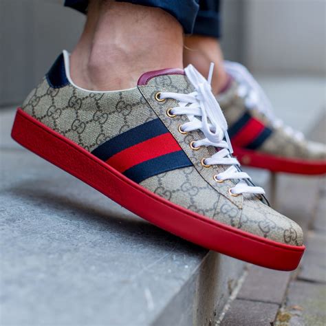 old gucci ace sneaker|gucci ace gg suede sneakers.